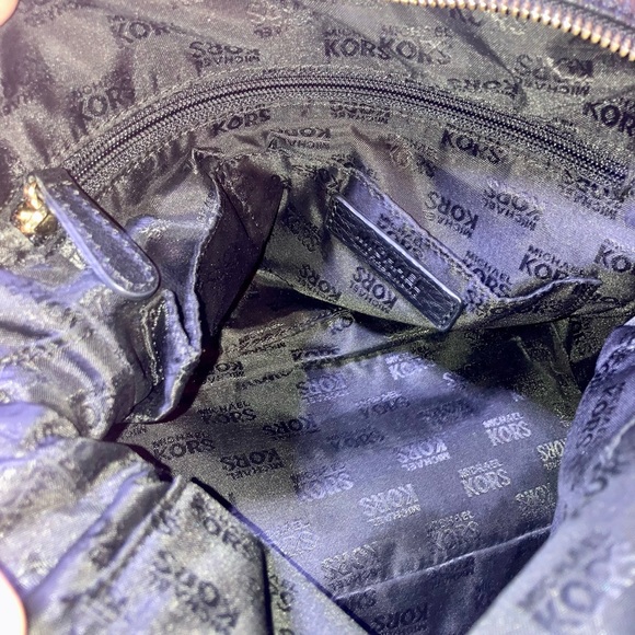 NWT MICHAEL KORS LEATHER KNOX TASSEL 2-WAY SATCHEL - Picture 13 of 16